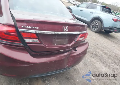2013 Honda Civic Lx из США, поврежденный, VIN 19XFB2F54DE262460
